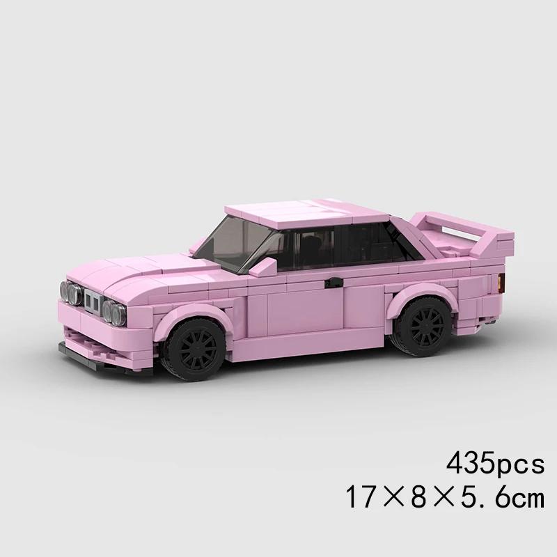 Скоростной кабриолет MOC Автомобиль Супергонка Техническое транспортное средство Модель Строительный блок Гоночный Раллийный Спортивный Кирпич Рождественский Подарок Игрушка Город