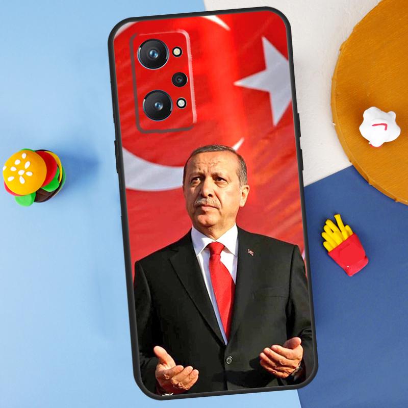Turkey Recep Tayyip Erdogan For Realme GT 6 6T 5 GT7 Pro C61 C75 C55 C51 C21Y C25S C67 C53 13 12 10 11 14 Pro Plus Case