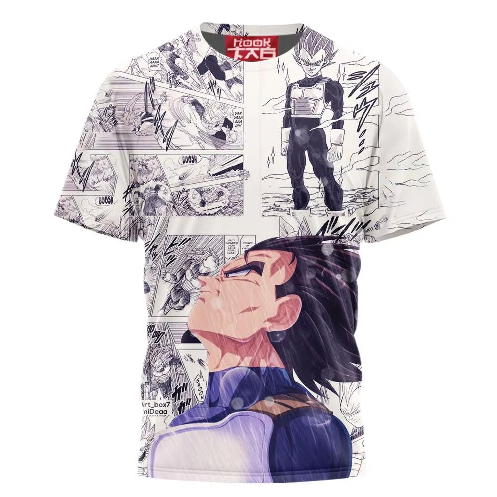 Summer Round Neck 3D Japanese Anime Jujutsu Kaisen Gojo Printed Top Fashionable Casual Short Sleeved Children's Boy T-shirts
