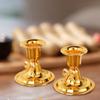 2 Pieces Candlestick Holder Elegant Candle Stand Housewarming Gift Ornament Table Centerpiece for