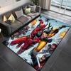 Cartoon Anime Deadpool Area Rug 3D Carpets for Living Room Kitchen Bedroom Sofa Home Decor Doormat Kids Floor Anti-slip Mat Gift