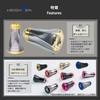 УВЕЛИЧЕННАЯ 23 мм Рукоятка Катушки 10 Совместима с Типом A Shimano Серия Tornado Авиационный Алюминиевый Кноб, 9,5 г, Цвета, (Дайва С), (Бронзовый/Золотой), 70%