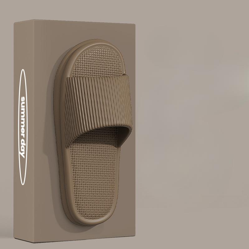 Order A Size Up Summer Slippers Flip Flops Man Indoor Home Woman Shoes EVA Soft Soled Slippers Shower Home Slides Couple Non-slip Casual Sandals