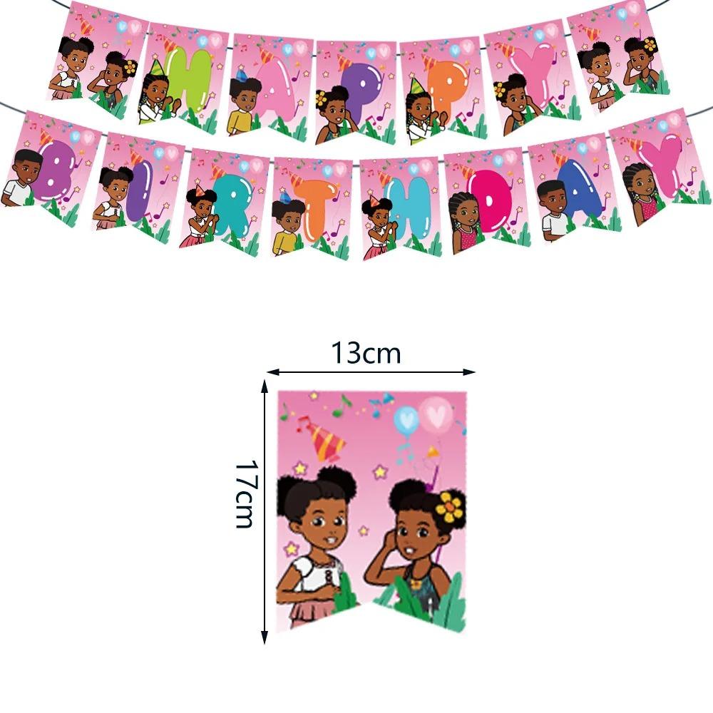 Hot TV Gracie Corner Theme Birthday Party Cake Topper Decoration Paper Tableware Gracie Balloons Backdrop Gracie Party Supply