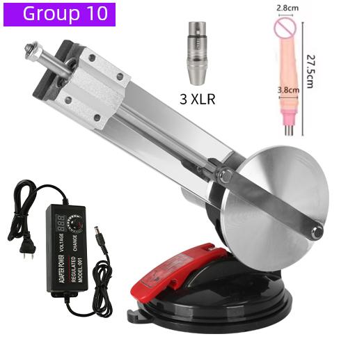 Telescopic Linear Actuator with High Thrust 75mm Stroke DC Motor 3XLR Connector Reciprocating Mechanism Automatic Sex Machine