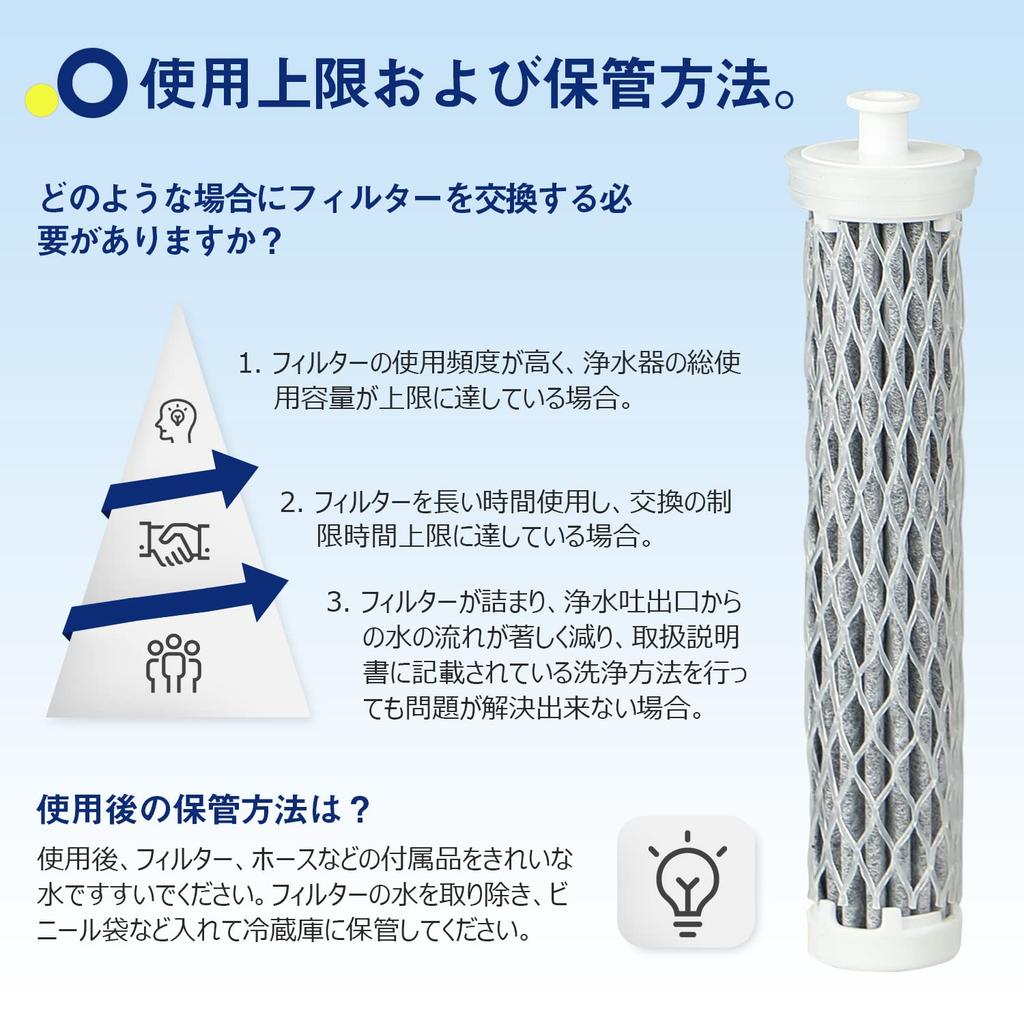 Greeshow Portable Water Purifier Filter Replacement AHLSTROM Filter Outdoor Survival Disaster Prevention Emergency Water Disaster Genuine Set of 3