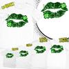 St Patricks Day T-Shirts Lips Irish Paddys Ireland Tee Top#SPD