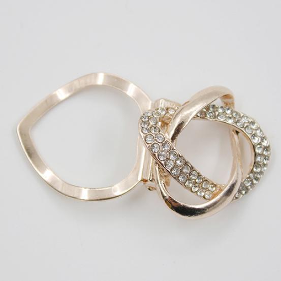 Позолоченный хрустальный шелковый шарф зажим пряжка держатель шпагат брошь булавки ювелирные изделия подарок