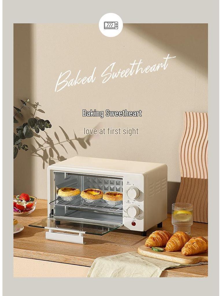 12L Multifunctional Mini Electric Baking Oven for Home Use