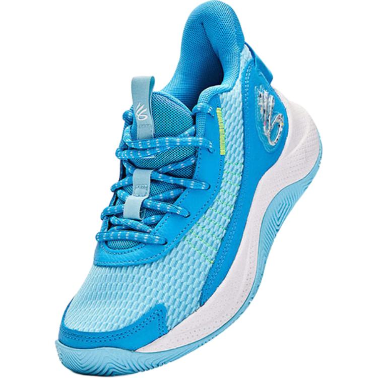 Under Armour Детские кроссовки Curry 3Z7 GS Capri Sky Blue, светоотражающие, желтые 3026623-401