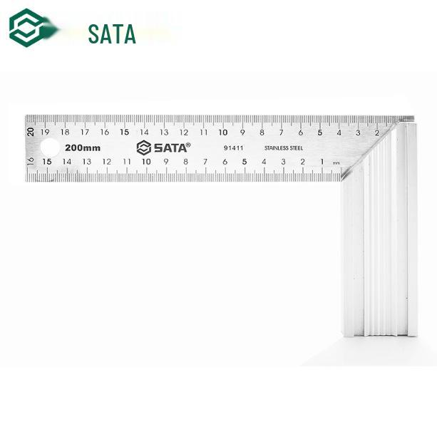 SATA Tools Стальная прямая линейка с алюминиевой ручкой - 200 мм/300 мм