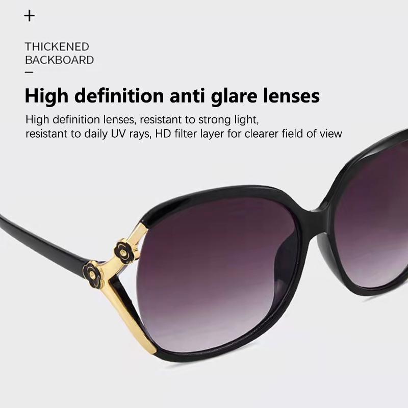 Женские солнцезащитные очки Camellia Net Red Sunglasses Large Frame Glasses