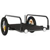 Bicycle Trailer Black 122 x 53 x 31 cm Iron