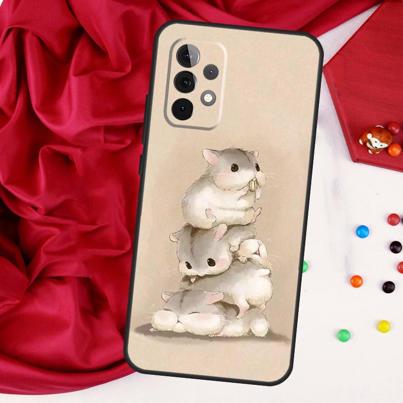 Милый Милый Питомец Хомяк Чехол Для Samsung Galaxy A54 A34 A14 A13 A23 A33 A53 A73 A12 A22 A32 A52 A51 A71 Чехол