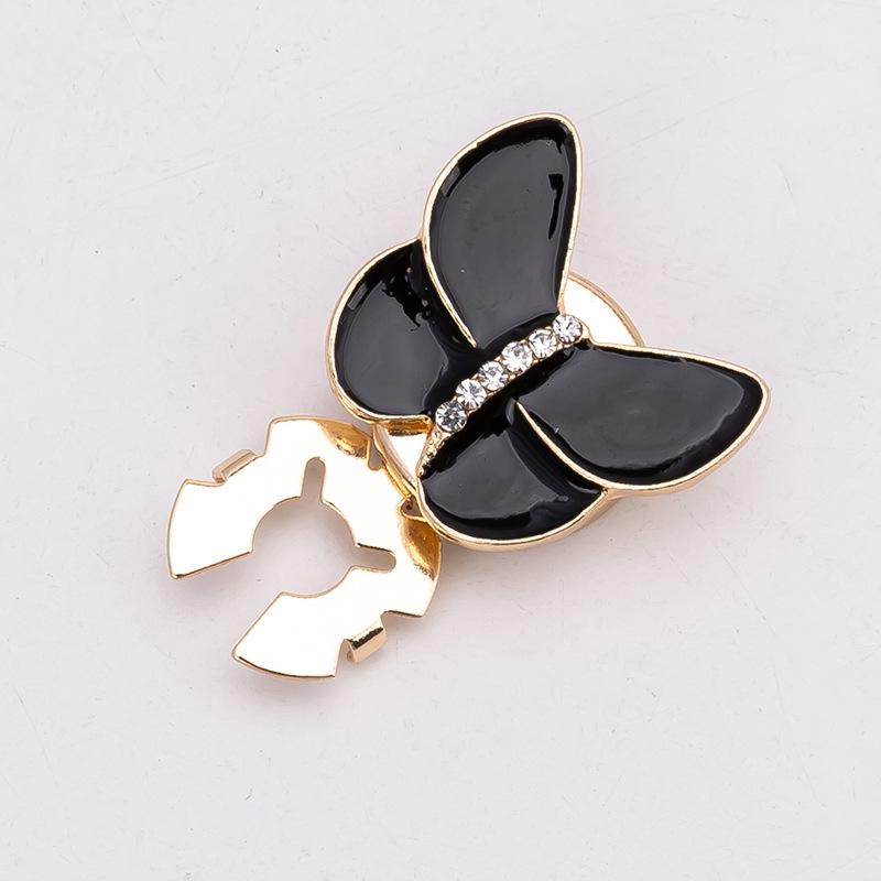 Декоративные запонки и пуговицы для воротника с цветными стразами