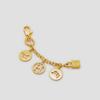 Olga Gold Pendant Chain: Decorative Metal Bag Accessory for Women