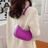 1Pcs Simple Light Weigh Underarm Bags Women'S Mini Felt Shoulder Bag Ergonomic Underarm Saddlebag Purse Shoulder Pouch