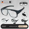 German Hiking Goggles Can Wear Glasses Mountain Climbing Myopia Set of Glasses Snow Mountain Sunglasses Cycling against Wind and Sand Outdoor Desert