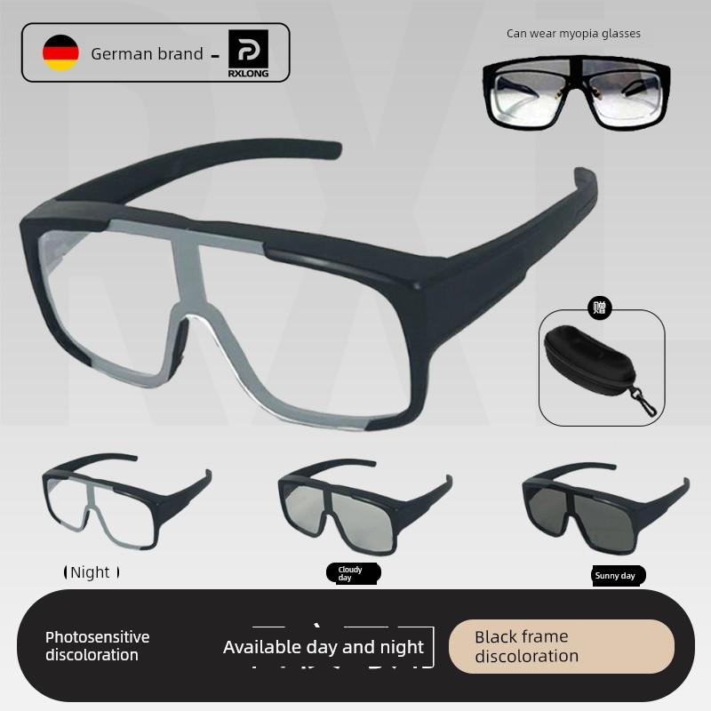 German Hiking Goggles Can Wear Glasses Mountain Climbing Myopia Set of Glasses Snow Mountain Sunglasses Cycling against Wind and Sand Outdoor Desert