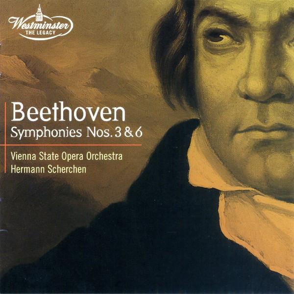 CD BEETHOVEN, VSOP; SCHERCHEN - Beethoven:Symphonies Nos 3 & 6  4712412 Westminster 2001 Europe Classical Used