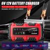Зарядное устройство для автомобильного аккумулятора 6В/12В 1,5А, зарядное устройство для электромотоциклов, умное зарядное устройство для автомобиля, грузовика, лодки, внедорожника, свинцово-кислотных AGM GEL аккумуляторов