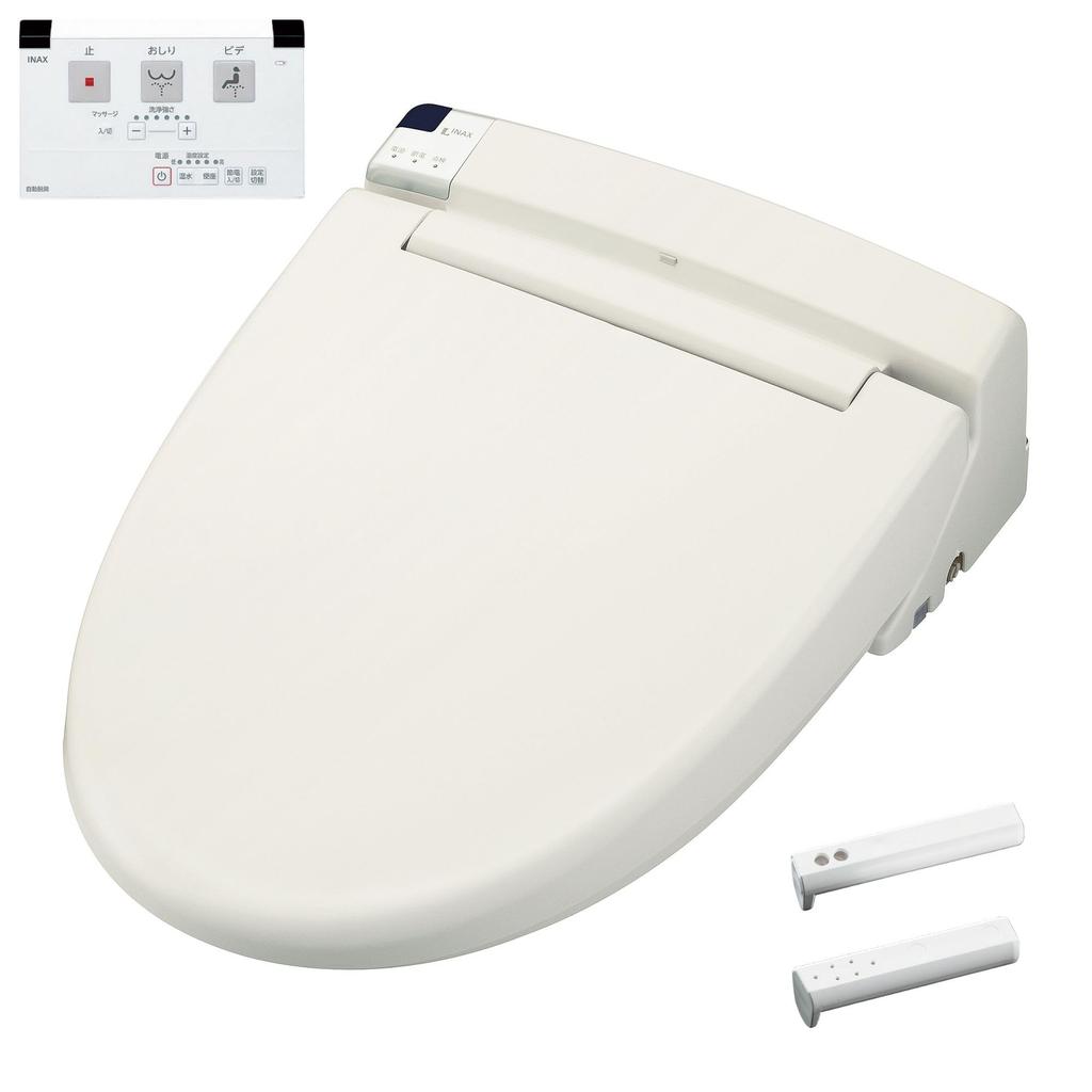 LIXIL INAX Warm Water Wash Toilet Seat Shower Toilet RT Series with Replacement Nozzle and Deodorizing Function Off-White CW-RT20-AMZ/BN8