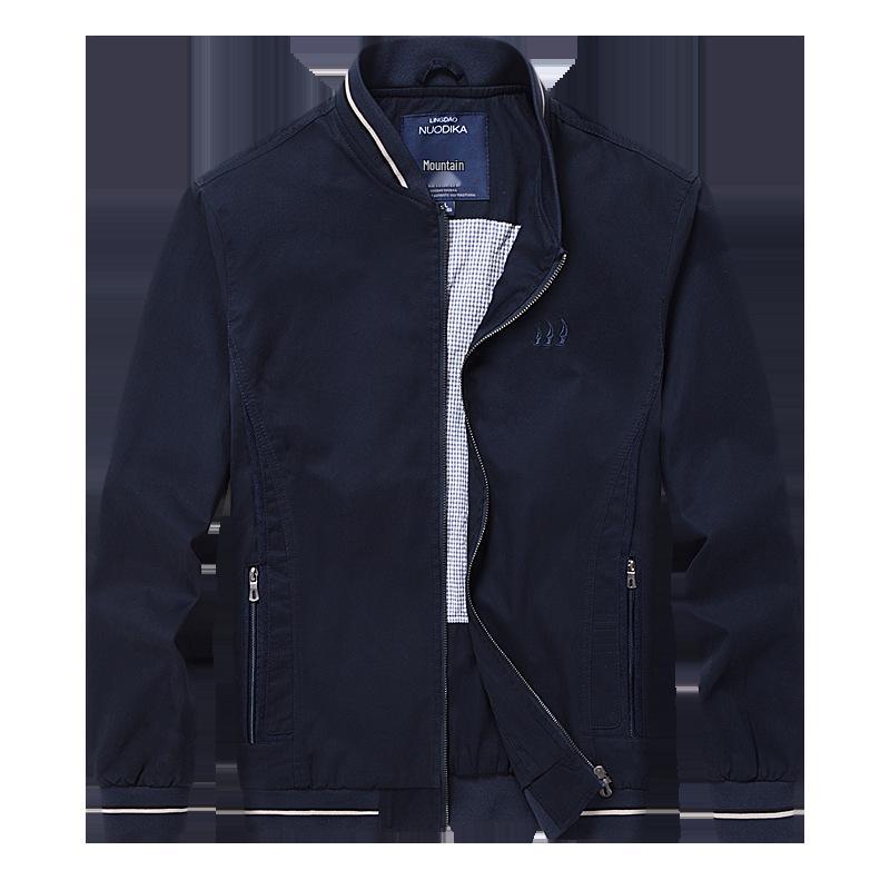 Мужская куртка Leadino Nautica с бейсбольным воротником: Удобная, Универсальная, Повседневная Верхняя Одежда Большого Размера для Весны и Осени