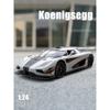 1/24 Koenigsegg ONE 1 Alloy Miniature Car Diecast Metal Scale Car Model Sound and Light Collection Children Toy Vehicles Gift