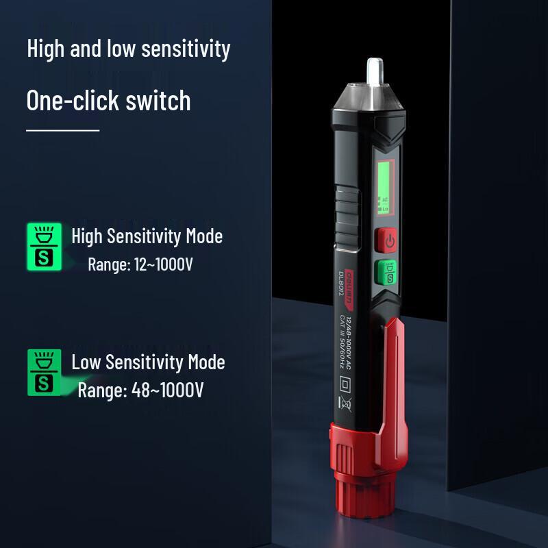 Deli High-Precision Smart Non-Contact Voltage Tester Pen