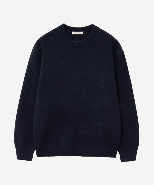 VTWO Essential Soft Round Knit_Navy