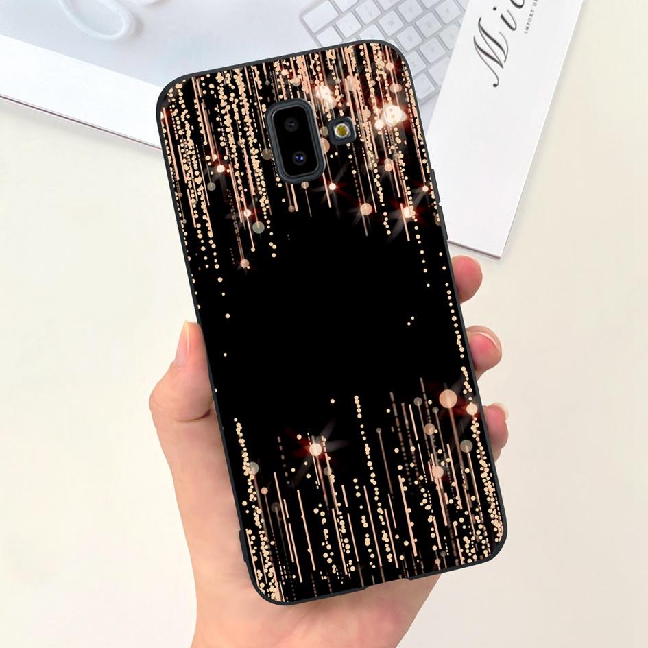 Чехол для Samsung Galaxy J4 J6 Plus 2018 Популярный Цветок Мягкий Силикон Задняя Крышка Телефона Для Samsung J6Plus J4Plus J610F J415F Capa