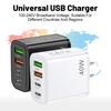 Зарядное устройство для телефона 40 Вт, 2 USB, 2 PD, быстрая зарядка, высокая мощность, универсальная вилка США, дорожный адаптер-зарядное устройство для iPhone, для Samsung, для Huawei, для Xiaomi