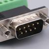 5Pcs Db9 Male Female Adapter Signals Terminal Module Rs232 Rs485 Serial To Terminal 9-Pin 9-Hole Connector