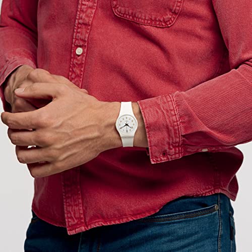 Swatch White Bishop Watch SO28W106-S14