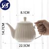1000ml Bone C Na Coffee Pot Office Teapot Ceramic Large Capacity Tea Pot with Filter Simple Handmade W Te Kettle