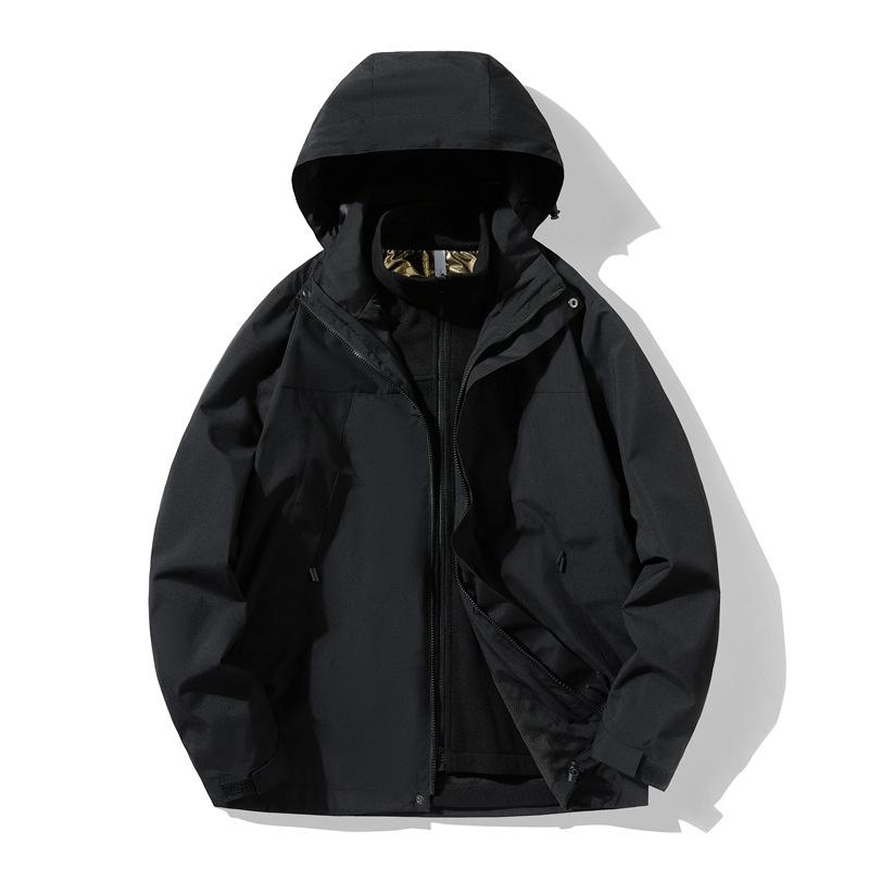 Новое пальто-штурмовик три в одном для мужчин, уличная ветрозащитная водонепроницаемая куртка-двойка, зимнее пальто-штурмовик для женщин