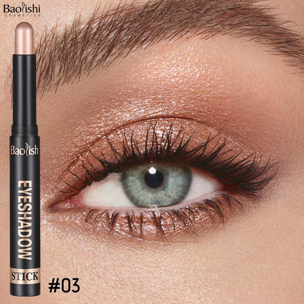 Тени для век в карандаше Макияж Многоцветные трехмерные тени для век Двенадцатицветные высокоглянцевые блестящие тени-карандаш для век