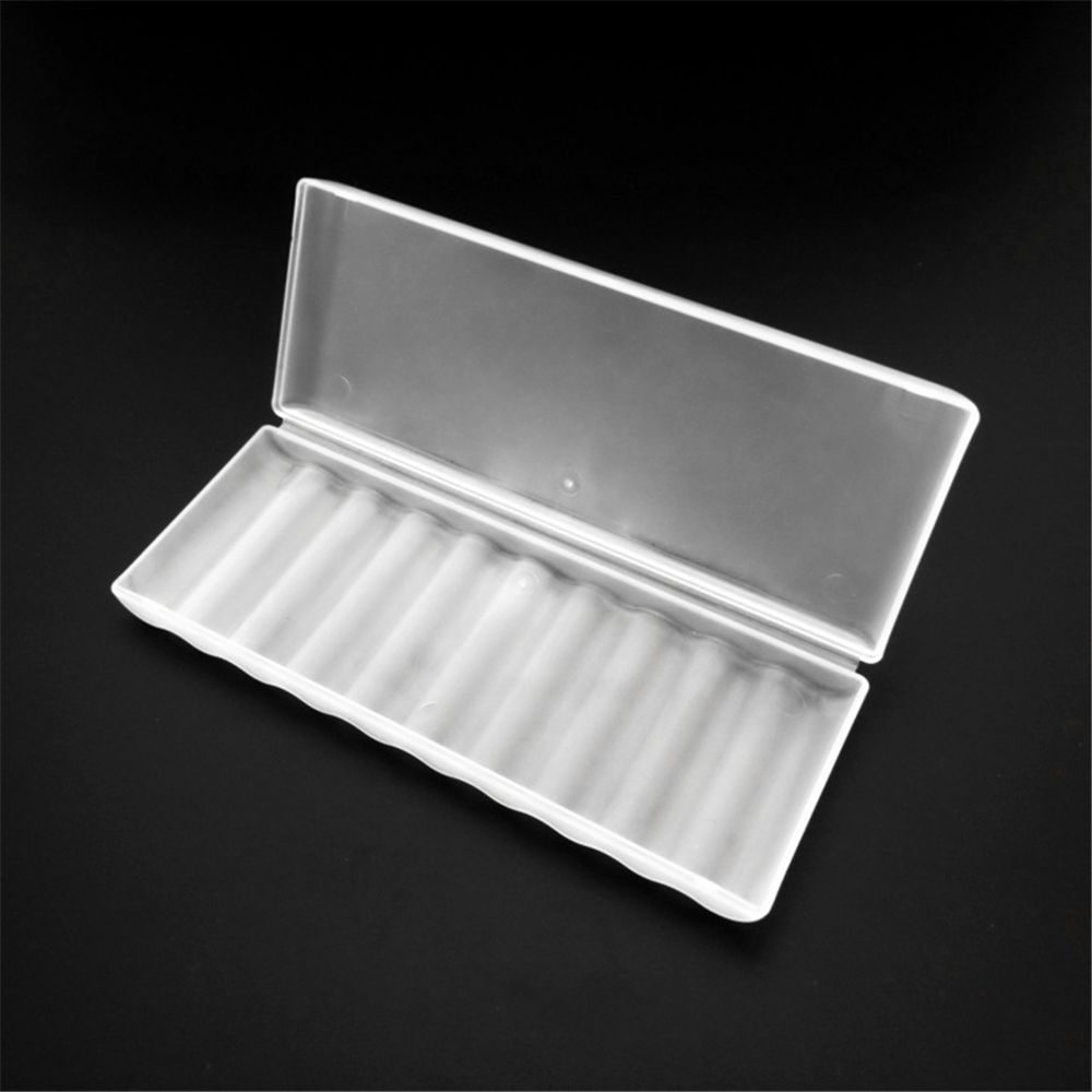 Portable AA Batteries for 10Pcs AA Plastic Holder Cover Container Storage Boxes