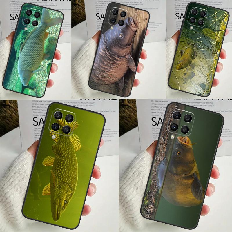 CARP FISH FISHING For Samsung Galaxy M21 M51 M12 M32 M52 M13 M23 M33 M53 M34 M54 M30s M31s M15 M55 M20 Case