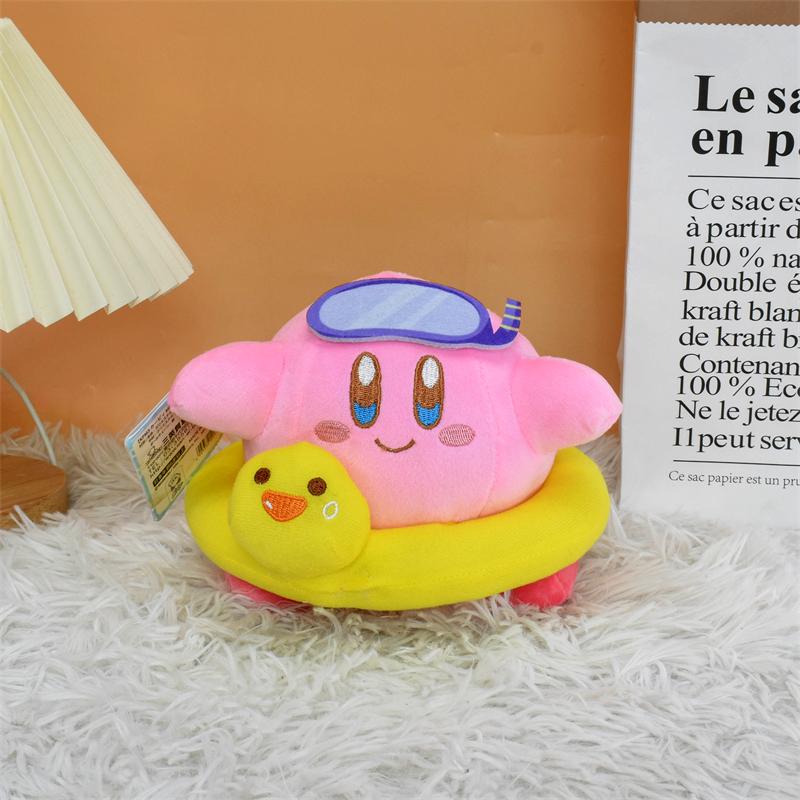 Star Kirby Kawaii Soft Plush Toys Cute Anime Kirby Waddle Dee Doo Stuffed Animals Plushies Peluche Dolls Birthday Gifts Kids