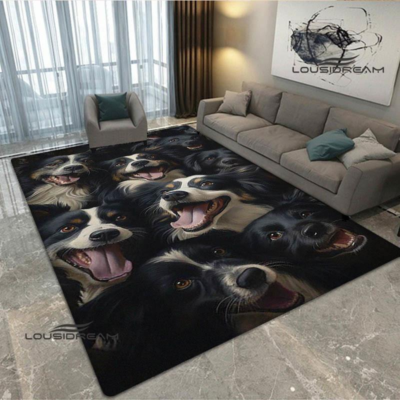 3D Cute dog printed carpet kitchen mats Non -slip carpet outdoor carpets area rug bedroom decor pink room decor birthday gift