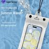 Прозрачный водонепроницаемый чехол для телефона Trifold для плавания и дайвинга - подходит для сенсорного экрана