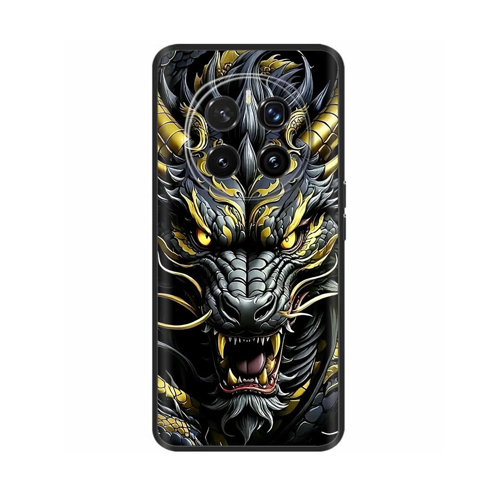 Мягкий силиконовый чехол для Honor Magic7 Magic 7 Pro Magic6 5 Lite, крутой модный чехол с изображением дракона и льва, мягкий силиконовый противоударный задний чехол