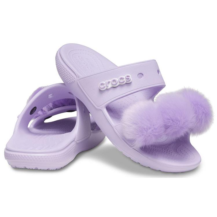 Crocs Классические шлепанцы Fur Sure 'Сиреневые' Женские 207405-530