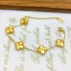 Personality Lucky Clover Minimalist Chain Bracelet