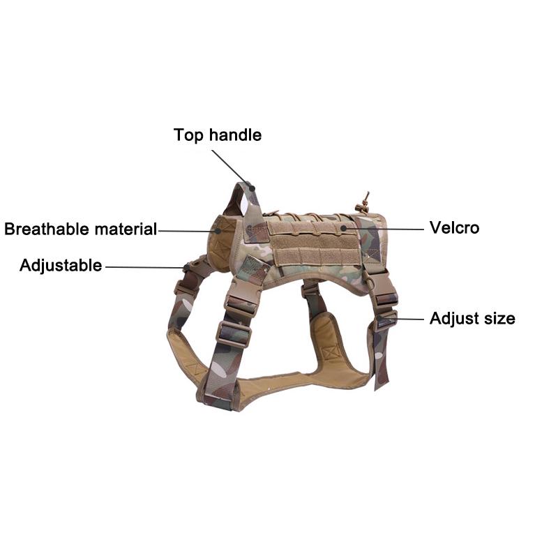 Немецкий с ручкой нейлоновый жилет для домашних собак тактический для маленьких поводков шлейка для собак-банджи овчарок военная шлейка для собак щенков больших собак уникальный