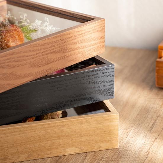 Деревянная фоторамка прозрачная двухсторонняя подставка для дисплея деревенская настольная плавающая фоторамка