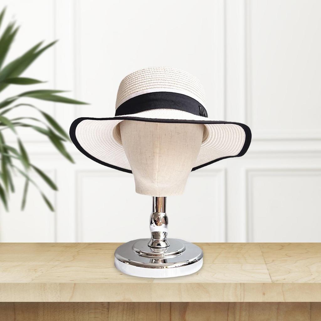 Wig Display Head Manikin Portable Hats Stand Holder Wig Hat for Beginner Stylist