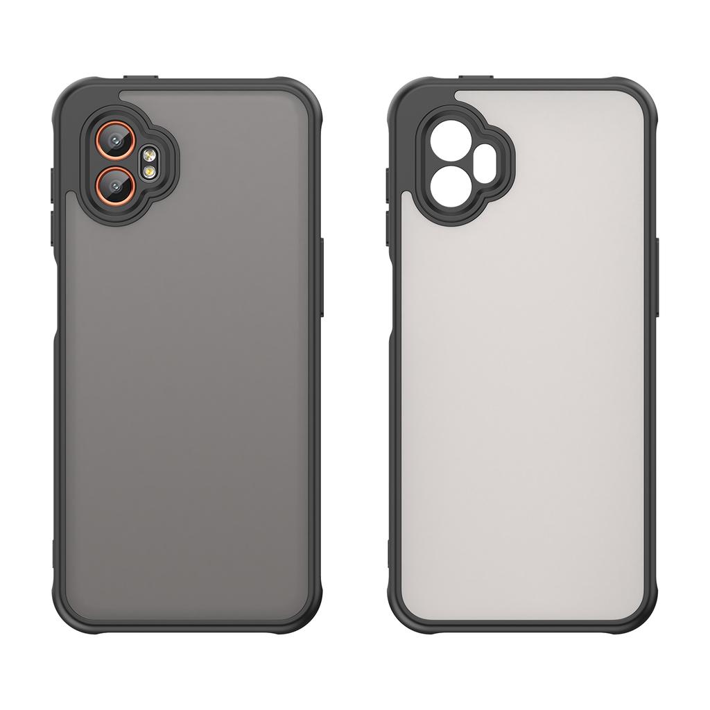 For Samsung Galaxy XCover7 Pro Case Drop Proof Airbags Frosted Translucent PC+TPU Phone Back Cover