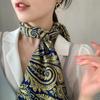 New Summer Cashew Flower Design  Big Square Scarf  Versatile Scarf  Breathable and Sun-proof Thin Silk Scarf